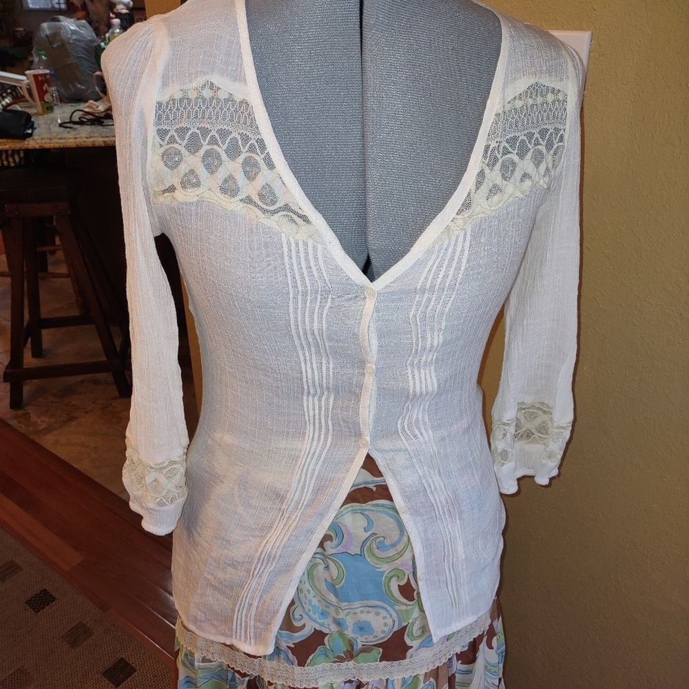 (21) Maurices, Top, Size M, Button Down Front - image 1